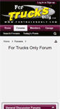Mobile Screenshot of fortrucksonly.com